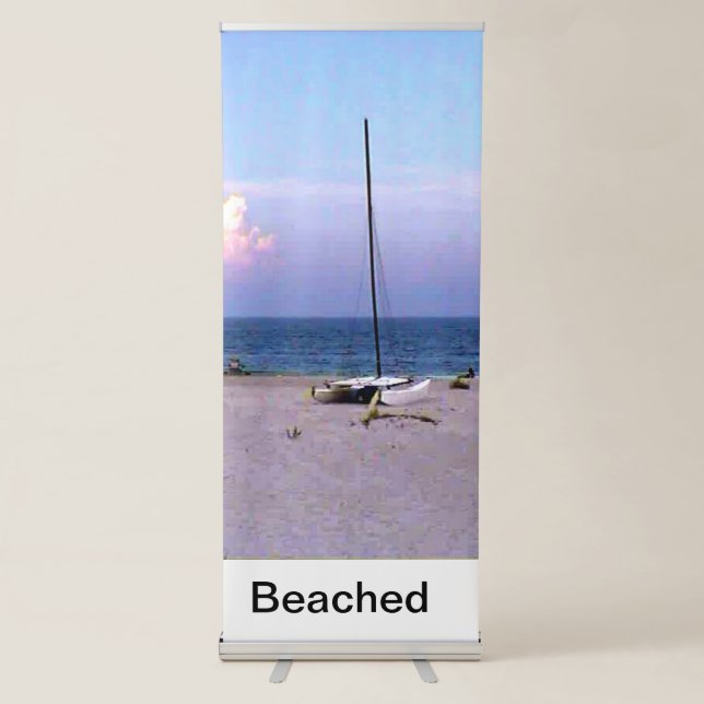 Sailboat banner jGibney Vertical Retractable  (Front)