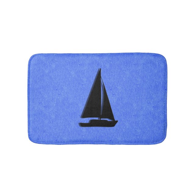 Sailboat Bathroom Mat (Front)