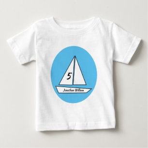 Sailboat Birthday  Baby T-Shirt