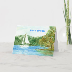 Sailboat Birthday Card