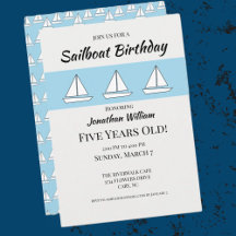Sailboat Birthday