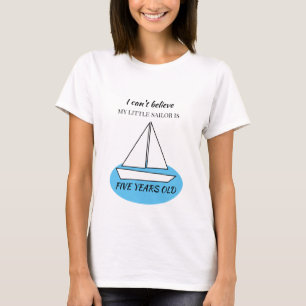 Sailboat Birthday Party T-Shirt