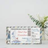 Sailboat Boarding Pass (Standing Front)