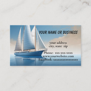 Sailboat Business Card