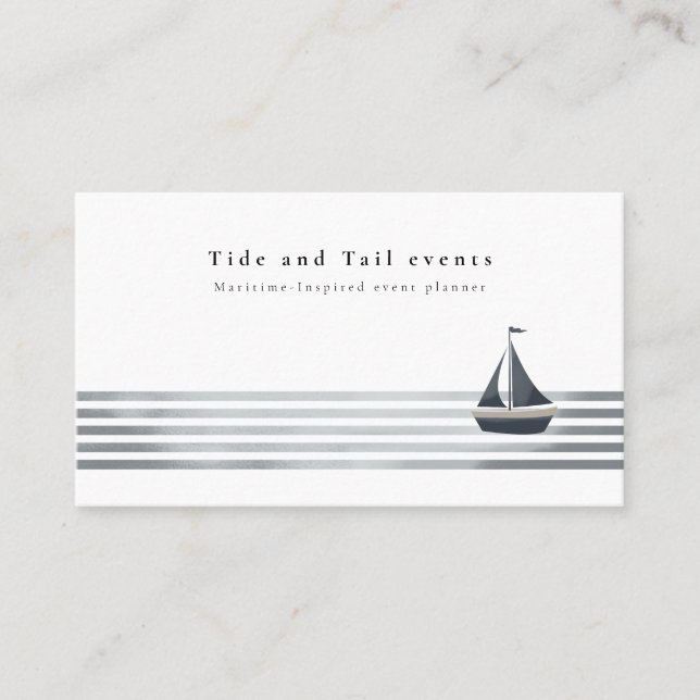 sailboat business card (Front)