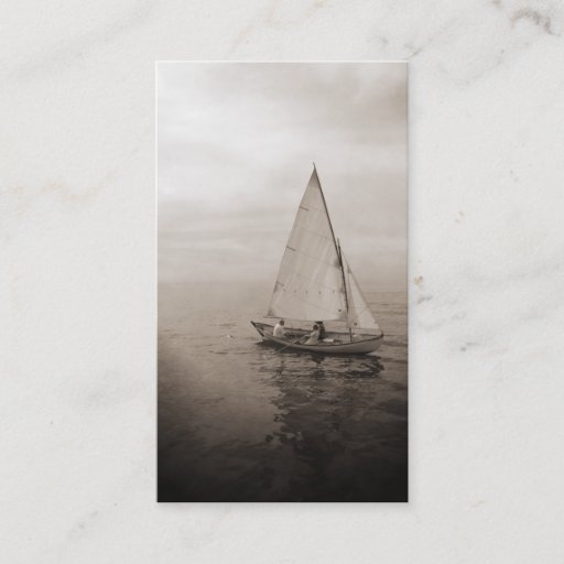 Customizable Sailboat Business Cards