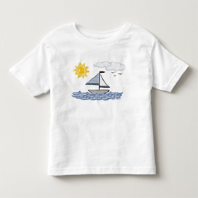 Sailboat C Toddler T-shirt (Front)
