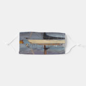 Sailboat cloth face mask (Front, Folded)