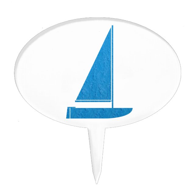 SailBOAT Club Gifts Sail Boat ART NVN41 navinJOSHI Cake Topper (Front)