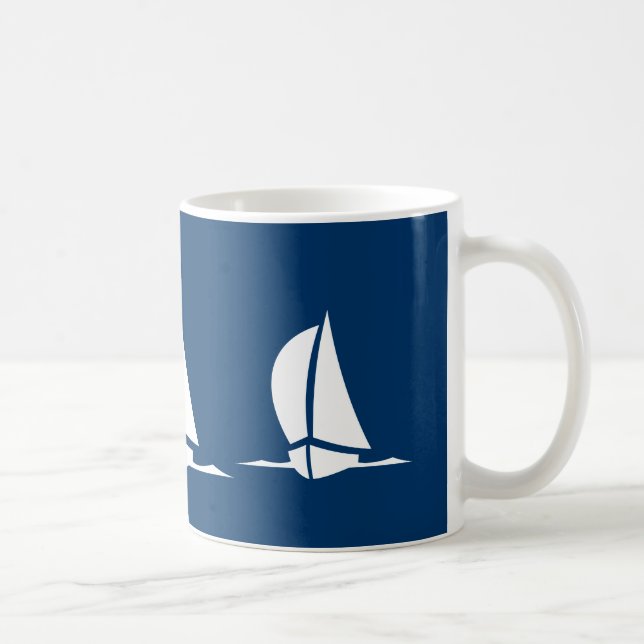 Sailboat coffee mug (Right)