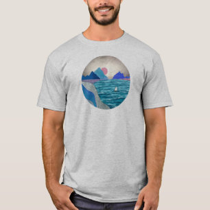 Sailboat Cove Landscape T-Shirt