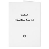 "Sailboat"  CricketDiane Ocean Art (Back)