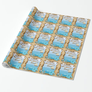 Sailboat Father's Day Wrapping Paper