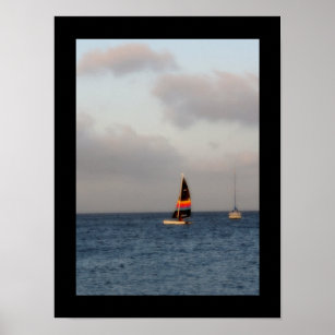 Sailboat in Cedar Key Photograph Posters