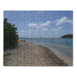 Sailboat in the Distance at St. Thomas Jigsaw Puzzle