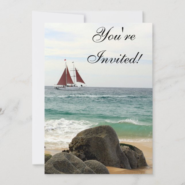 Sailboat Invitation (Front)