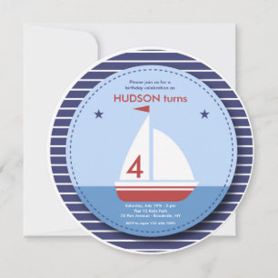Sailboat Invitation