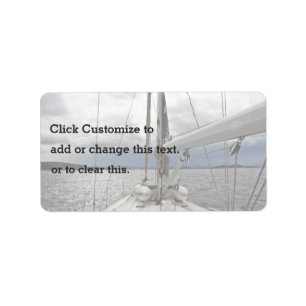 Sailboat Label