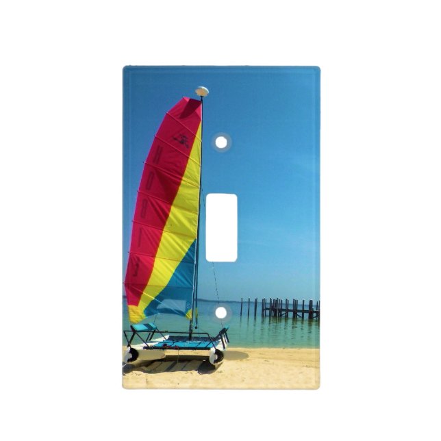Sailboat Light Switch Cover (Front)