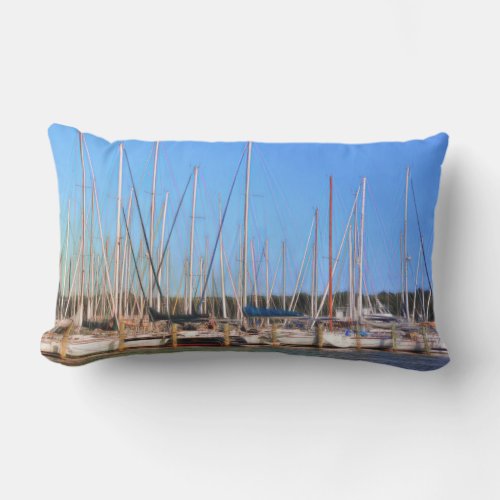 Sailboat Marina Pillow