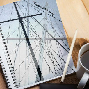 Sailboat Masts Captain Log Notebook