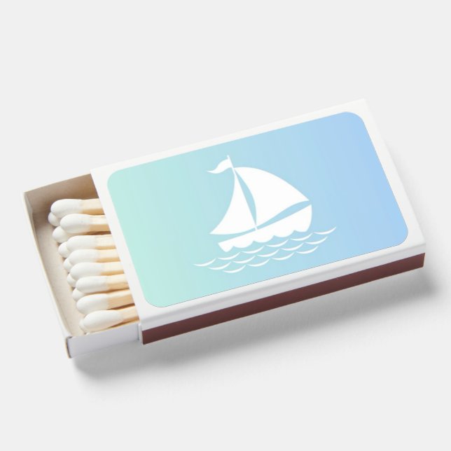 Sailboat  matchboxes (Front Open)