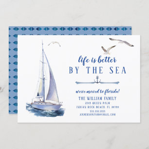 Sailboat Moving Announcement