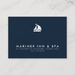 Sailboat Navy Blue Business Gift Certificate at Zazzle