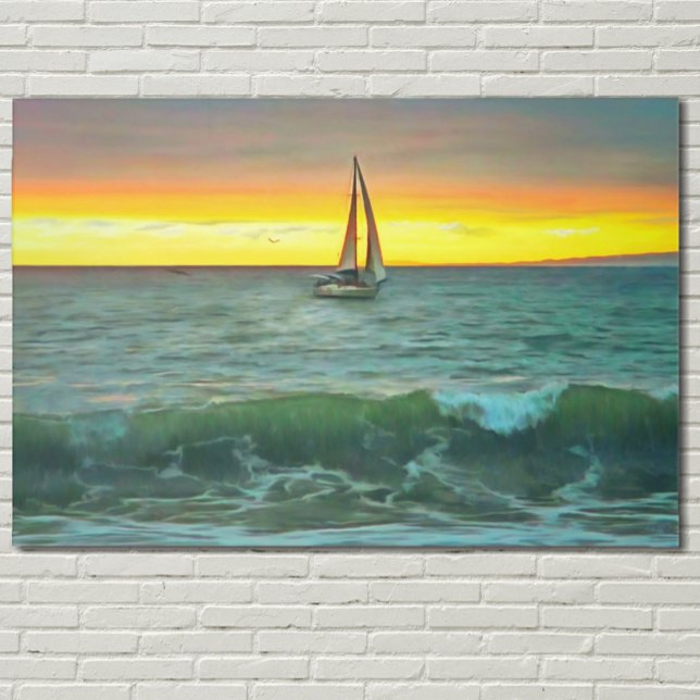 Sailboat on Banderas Bay 0884 Acrylic Print (Creator Uploaded)