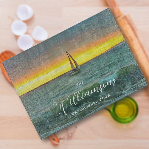 Sailboat on Banderas Bay 0884 Cutting Board