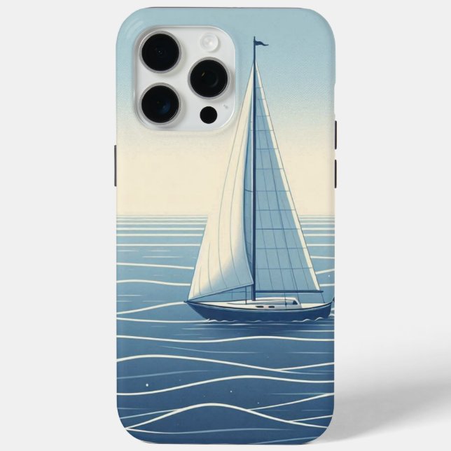 Sailboat on the high seas  Case-Mate iPhone case (Back)