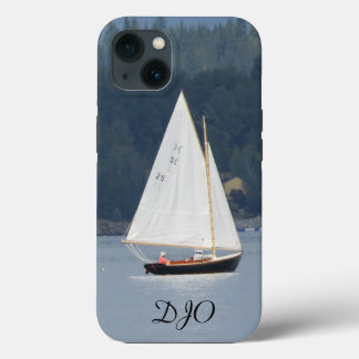 Sailboat on the Lake initials  Case-Mate iPhone  13 Case