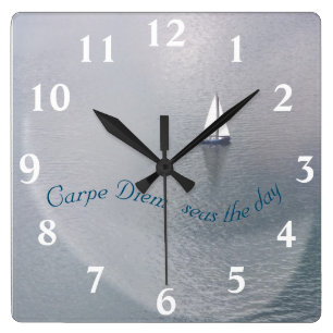 Sailboat on the sea Acrylic Wall Clock