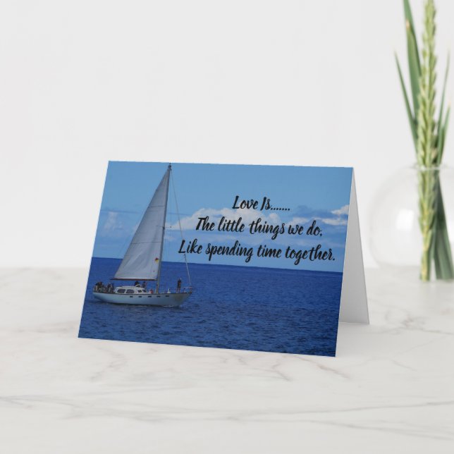 Sailboat on the Water Card (Front)