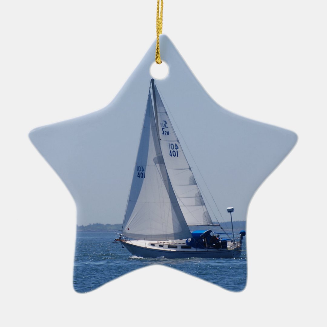 sailboat ornament