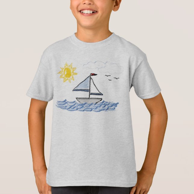 Sailboat P T-Shirt (Front)