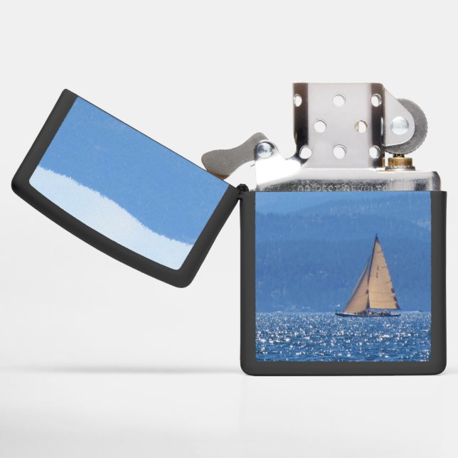 Sailboat Pocket Lighter (Opened)