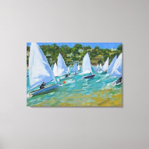 Sailboat Race Canvas Print