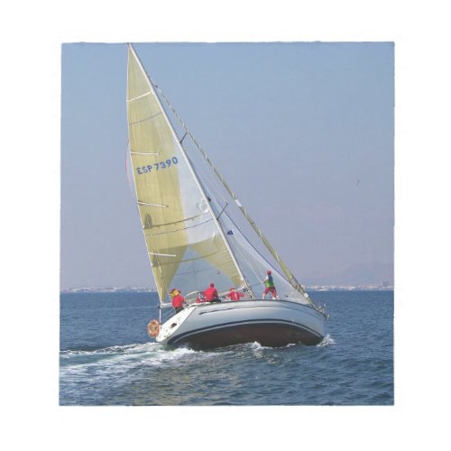 Sailboat Racing On Mar Menor Notepad