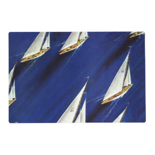 Sailboat Regatta by Ski Weld Placemat