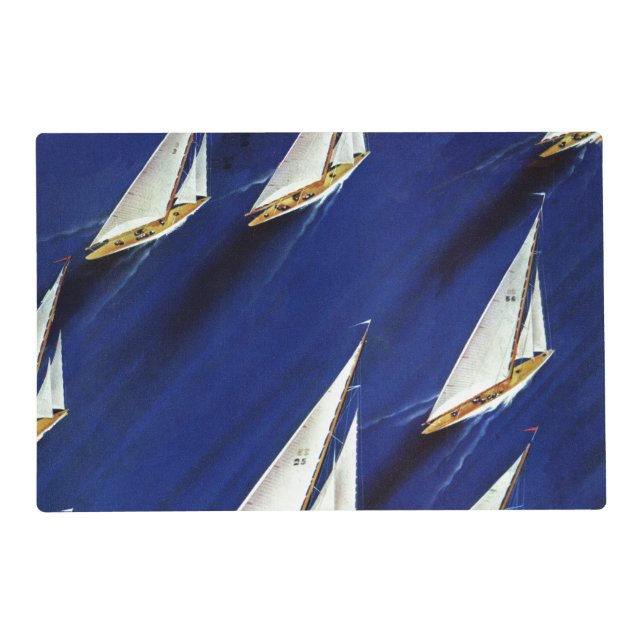 Sailboat Regatta by Ski Weld Placemat (Front)
