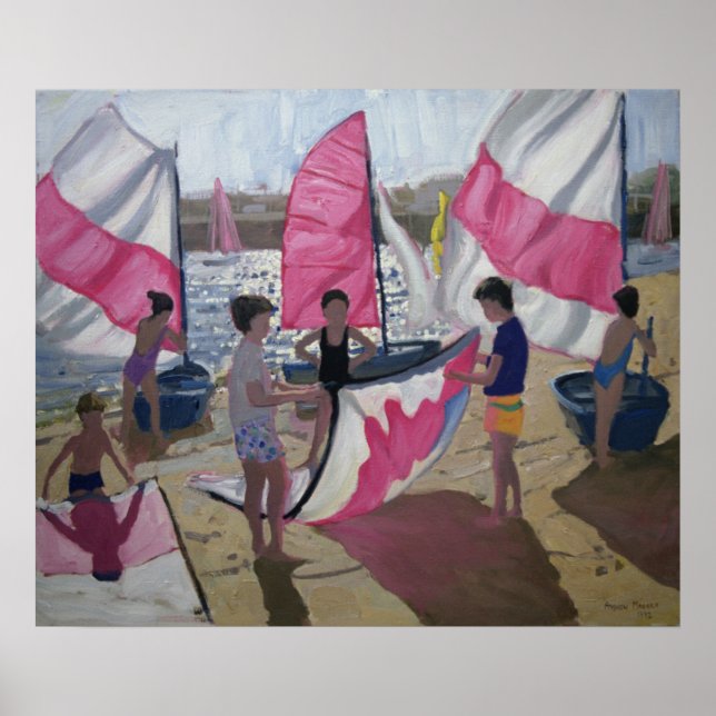 Sailboat Royan France 1992 Poster (Front)