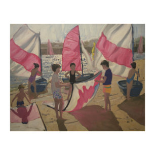 Sailboat Royan France 1992 Wood Wall Decor