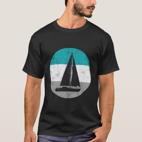 Sailboat Sailing For T_Shirt