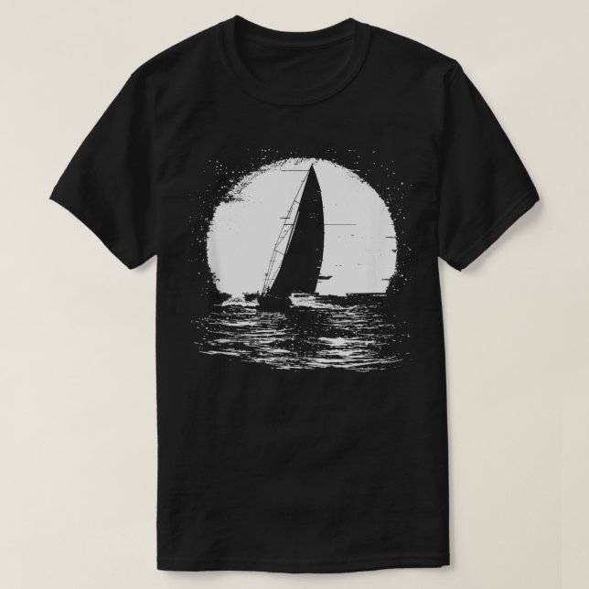 Sailboat Sailing Team  T-Shirt (Design Front)