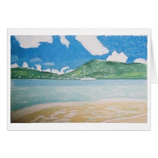 sailboat & seascape (Front Horizontal)