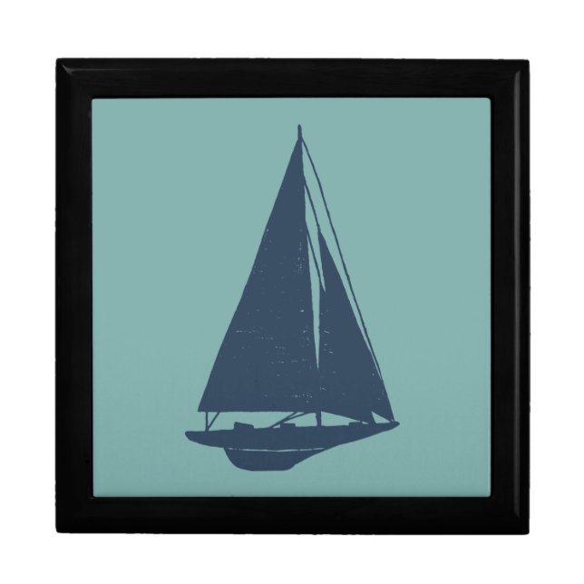 Sailboat Silhouette Gift Box (Front)
