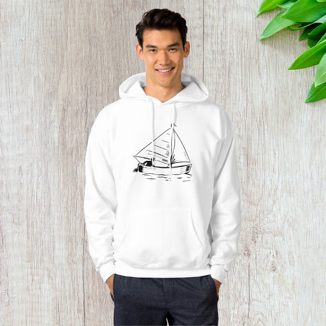 Sailboat Sketch Hoodie (Creator Uploaded)
