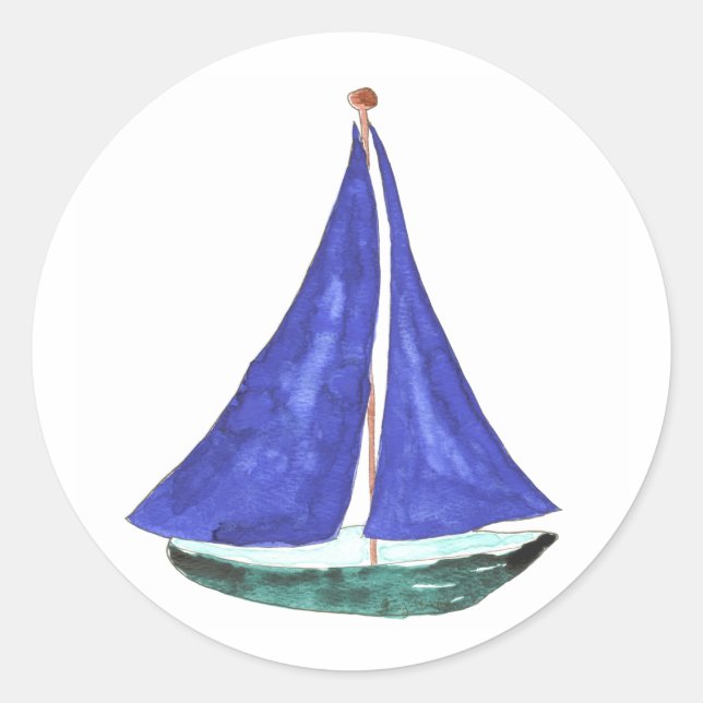 Sailboat Sticker (Front)