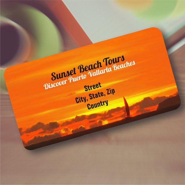Sailboat Sunset 1300 Address Label (Creator Uploaded)